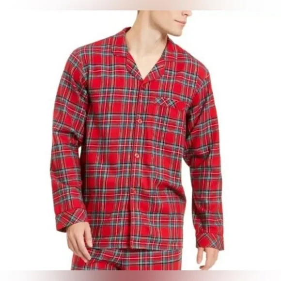 NWT Family PJs Mens Pajama Top - Picture 1 of 4